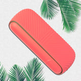 Silicone Electronic Cigarette Case Charging Compartment With Side Cover, For IQOS ILUMA