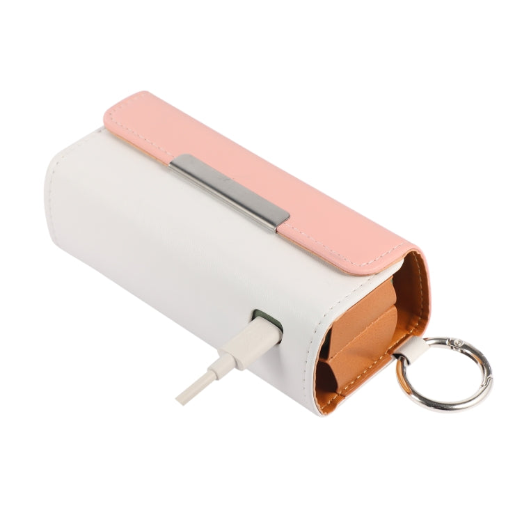 Portable Contrasting Color Electronic Cigarette Storage Bag with Hanging Loop, For IQOS ILUMA