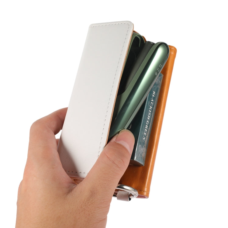 Portable Contrasting Color Electronic Cigarette Storage Bag with Hanging Loop, For IQOS ILUMA