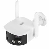 Q38 WIFI Humanoid Recognition AI Alarm 180 Degree Dual 2MP IP Camera, AU Plug, US Plug, EU Plug, UK Plug US Plug