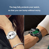 Single Row Diamond PC + Tempered Glass Watch Case, For Samsung Galaxy Watch5 44mm