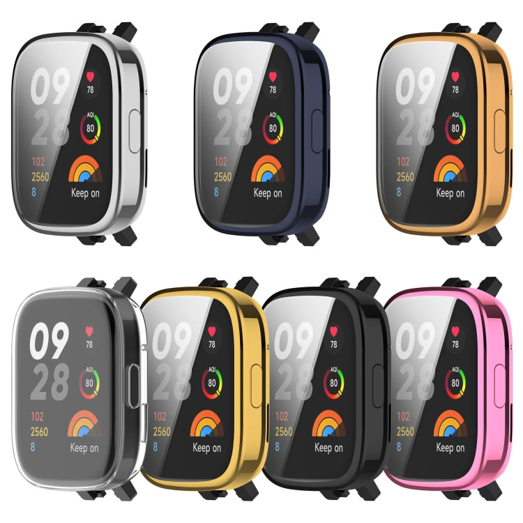 Full Coverage TPU Electroplating Watch Protective Case, For Redmi Watch 3