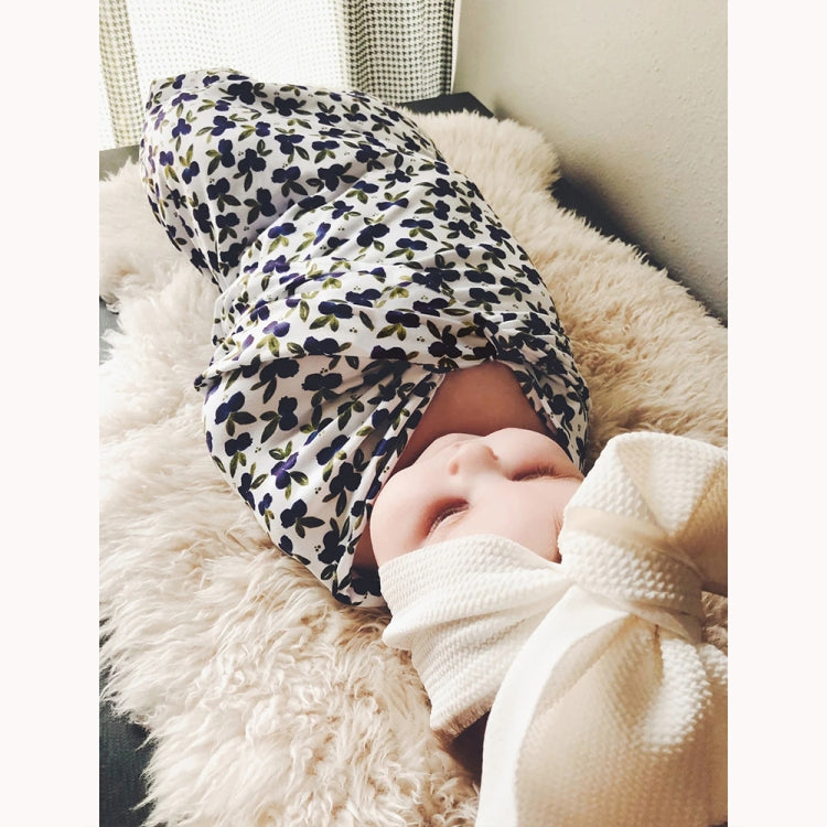 Newborn Baby Three-piece Swaddling Scarf Cap Headband