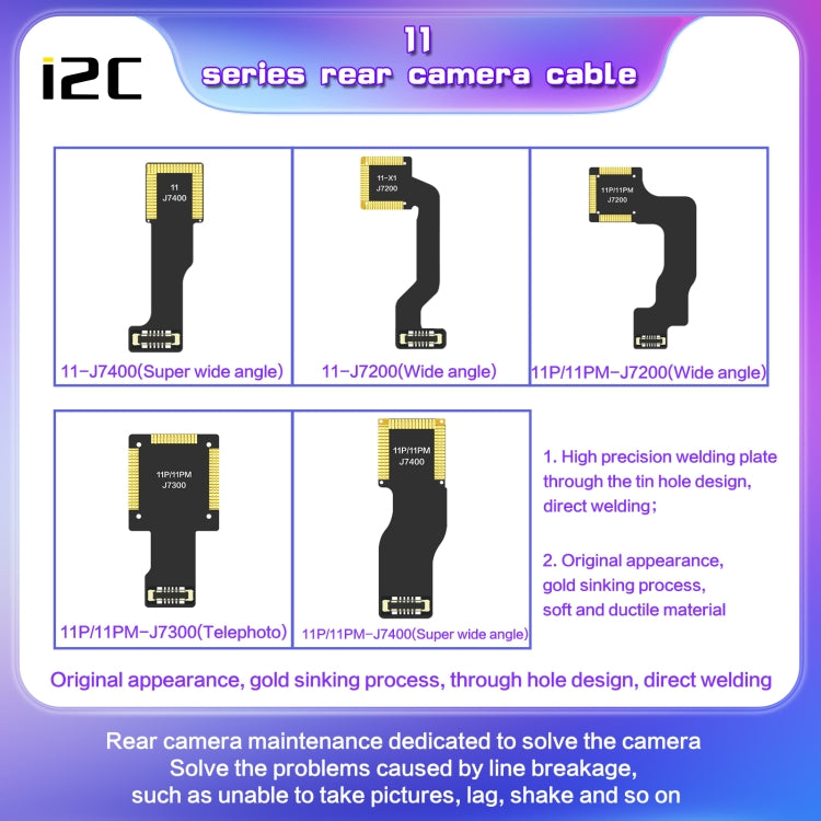 i2C Back Facing Ultra Wide Camera Cable - Zen Craft