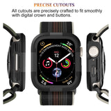 Armor Frame Watch Case, For Apple Watch Series 9 / 8 / 7 41mm, For Apple Watch Series SE 2&6&SE&5&4 44mm, For Apple Watch Series 9 / 8 / 7 45mm, For Apple Watch Ultra 3 / 2 / 1 49mm, For Apple Watch Series SE 2&6&SE&5&4 40mm