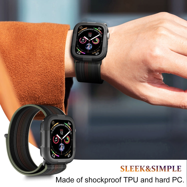 Armor Frame Watch Case, For Apple Watch Series 9 / 8 / 7 41mm, For Apple Watch Series SE 2&6&SE&5&4 44mm, For Apple Watch Series 9 / 8 / 7 45mm, For Apple Watch Ultra 3 / 2 / 1 49mm, For Apple Watch Series SE 2&6&SE&5&4 40mm