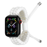 Stretch Plain Silicone Bean Watch Band, For Apple Watch 7 41mm, For Apple Watch 7 45mm, For Apple Watch SE 2022 40mm, For Apple Watch SE 2022 44mm