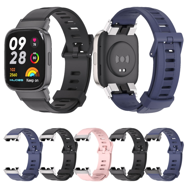 Mijobs Flat Hole Breathable TPU Watch Band, For Redmi Watch 3
