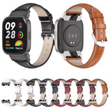 Mijobs Genuine Leather Slim Watch Band, For Redmi Watch 3