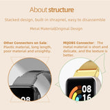 Mijobs Genuine Leather Slim Watch Band, For Redmi Watch 3