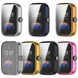 Universal Full Coverage TPU Electroplating Watch Protective Case, For Amazfit Bip 3 / Bip 3 Pro