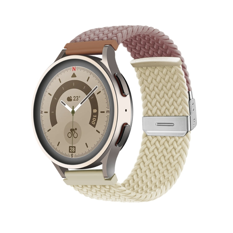 Buckle Braided Nylon Watch Band, 20mm, 22mm