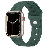 Football Texture Silicone Watch Band, For Apple Watch 7 41mm, For Apple Watch 7 45mm, For Apple Watch SE 40mm, For Apple Watch SE 44mm