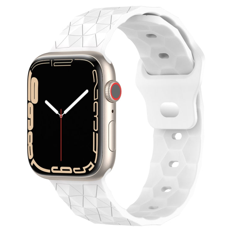 Football Texture Silicone Watch Band, For Apple Watch 7 41mm, For Apple Watch 7 45mm, For Apple Watch SE 40mm, For Apple Watch SE 44mm