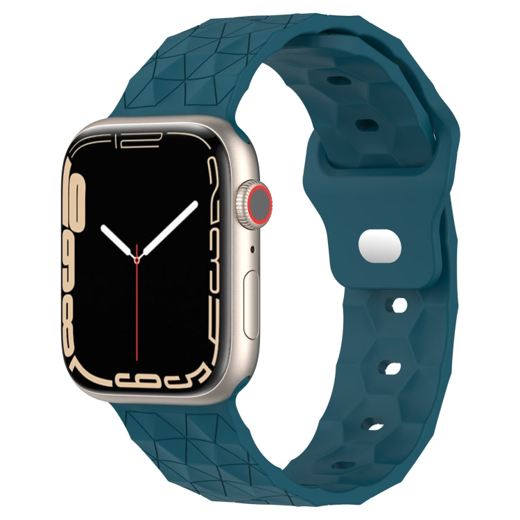 Football Texture Silicone Watch Band, For Apple Watch 7 41mm, For Apple Watch 7 45mm, For Apple Watch SE 40mm, For Apple Watch SE 44mm