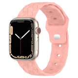 Football Texture Silicone Watch Band, For Apple Watch 7 41mm, For Apple Watch 7 45mm, For Apple Watch SE 40mm, For Apple Watch SE 44mm