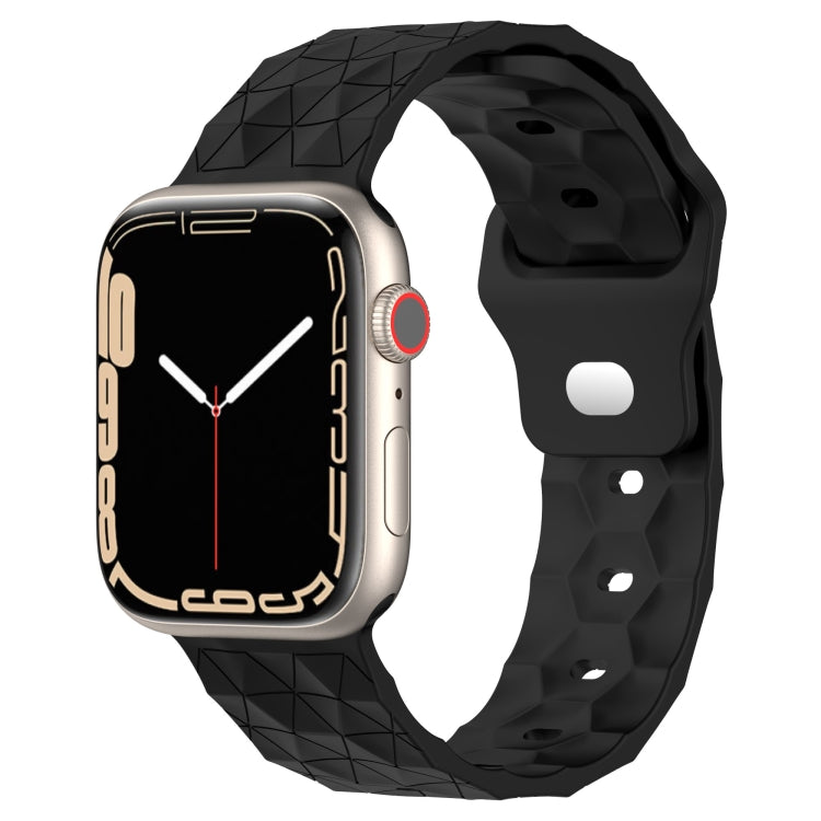 Football Texture Silicone Watch Band, For Apple Watch 7 41mm, For Apple Watch 7 45mm, For Apple Watch SE 40mm, For Apple Watch SE 44mm