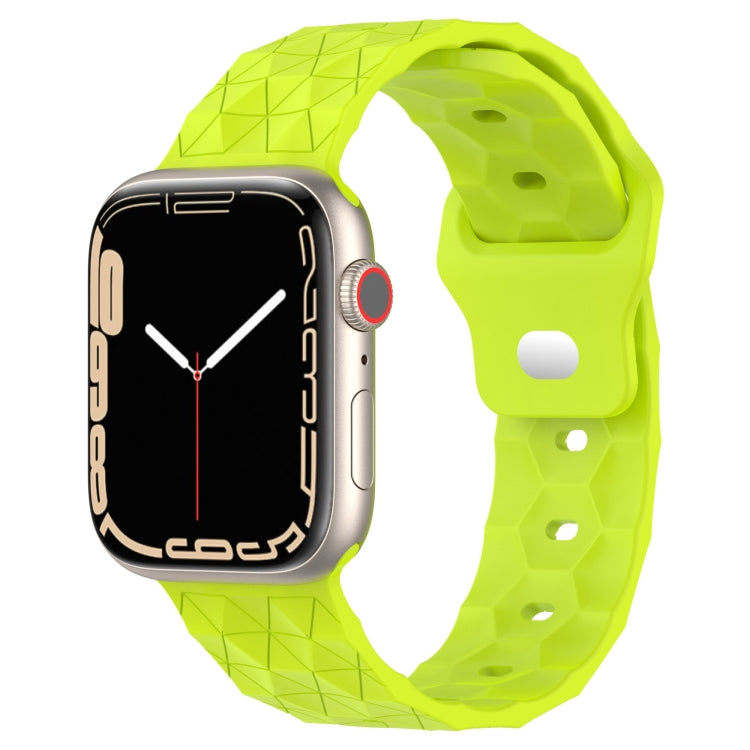 Football Texture Silicone Watch Band, For Apple Watch 7 41mm, For Apple Watch 7 45mm, For Apple Watch SE 40mm, For Apple Watch SE 44mm