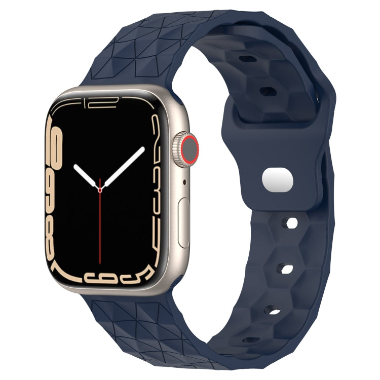 Football Texture Silicone Watch Band, For Apple Watch 7 41mm, For Apple Watch 7 45mm, For Apple Watch SE 40mm, For Apple Watch SE 44mm