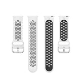 22mm Universal Sports Two Colors Silicone Replacement Strap Watchband