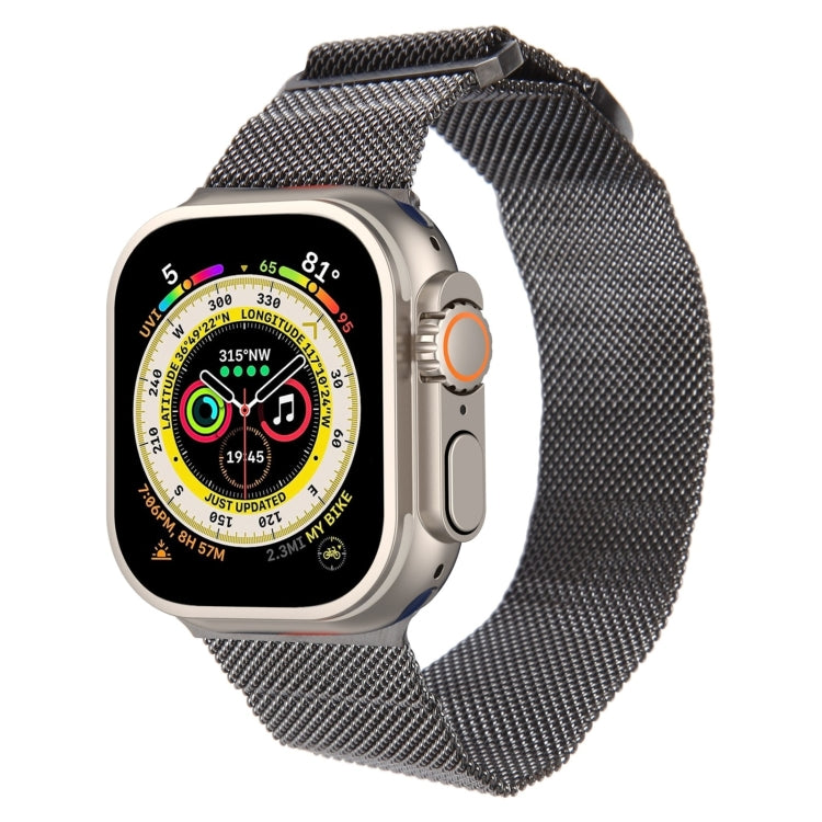 Milanese Metal Magnetic Watch Band, For Apple Watch SE 2023 40mm, For Apple Watch Ultra 2 49mm, For Apple Watch 8 45mm