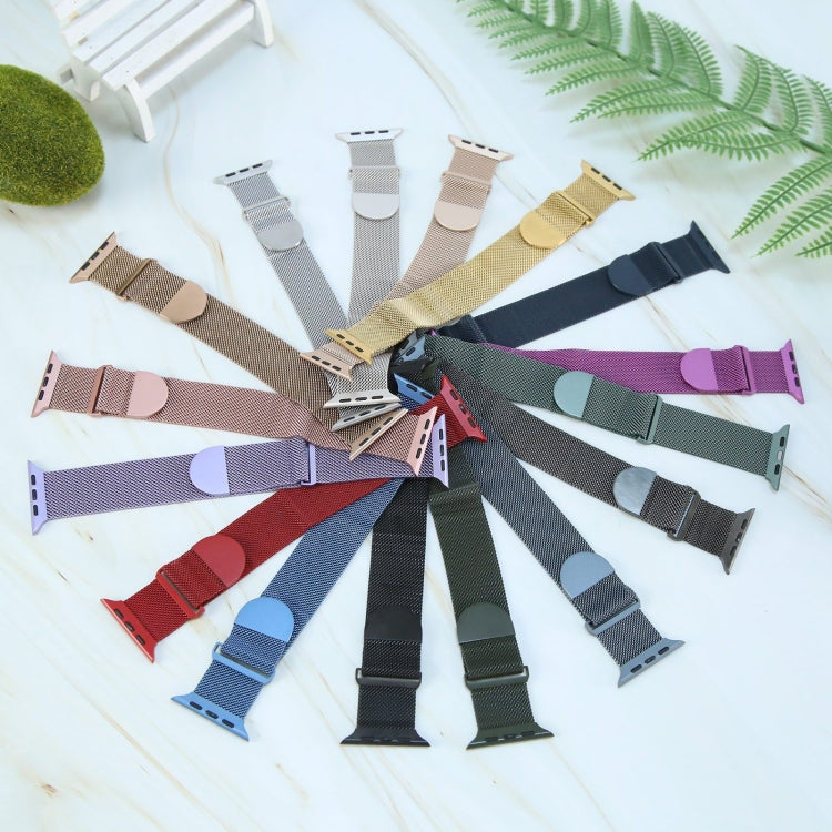 Milanese Metal Magnetic Watch Band, For Apple Watch SE 2023 44mm, For Apple Watch Ultra 49mm, For Apple Watch 8 41mm