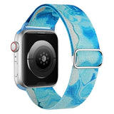 Painted Pattern Nylon Replacement Watch Band, For Apple Watch Ultra 49mm, For Apple Watch SE 2023 44mm, For Apple Watch SE 2023 40mm, For Apple Watch 8 41mm, For Apple Watch Ultra 2 49mm, For Apple Watch 8 45mm