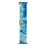 Painted Pattern Nylon Replacement Watch Band, For Apple Watch 9 45mm, For Apple Watch SE 2022 40mm, For Apple Watch SE 2022 44mm, For Apple Watch 9 41mm, For Apple Watch 7 41mm, For Apple Watch 7 45mm