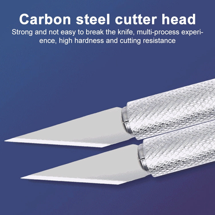 6 in 1 Aluminum Alloy DIY Carving Tool Handmade Pen Knife