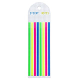 Transparent Strip Color Fluorescent Waterproof Sticky Note Long Strip Index Sticker 002
