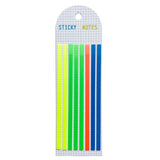 Transparent Strip Color Fluorescent Waterproof Sticky Note Long Strip Index Sticker 009