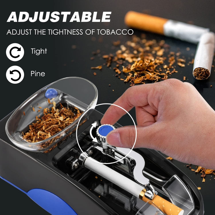 Automatic Electric Cigarette Rolling Machine Cigarette Injector Maker, Diameter: 6.5mm, EU Plug, US Plug