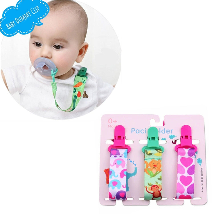 3 PCS/Set Baby Teething Toys Thickened Pacifier Chain, Random Color Delivery Default Title