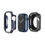 2-in-1 PC Hybrid TPU Armor Watch Case, For Apple Watch Series 6 / 5 / 4 / SE 44mm, For Apple Watch Series 6 / 5 / 4 / SE 40mm, For Apple Watch Ultra 3 / 2 / 1 49mm, For Apple Watch Series 9 / 8 / 7 45mm, For Apple Watch Series 9 / 8 / 7 41mm