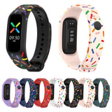Sports Rainbow Dots Silicone Watch Band, For OPPO Band