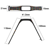 Sports Rainbow Dots Silicone Watch Band, For OPPO Band