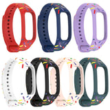 Sports Rainbow Dots Silicone Watch Band, For OPPO Band