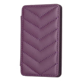 BFK02 Wave Pattern Card Bag Mobile Phone Back Sticker