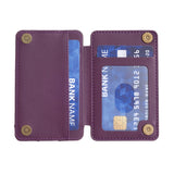 BFK02 Wave Pattern Card Bag Mobile Phone Back Sticker