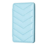 BFK02 Wave Pattern Card Bag Mobile Phone Back Sticker