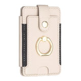 BFK03 Metal Ring Card Bag Mobile Phone Back Sticker