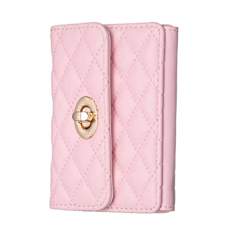 BFK09 Metal Buckle Horizontal Card Bag Mobile Phone Back Sticker