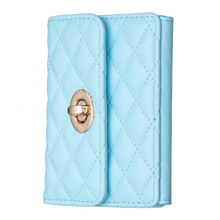 BFK09 Metal Buckle Horizontal Card Bag Mobile Phone Back Sticker