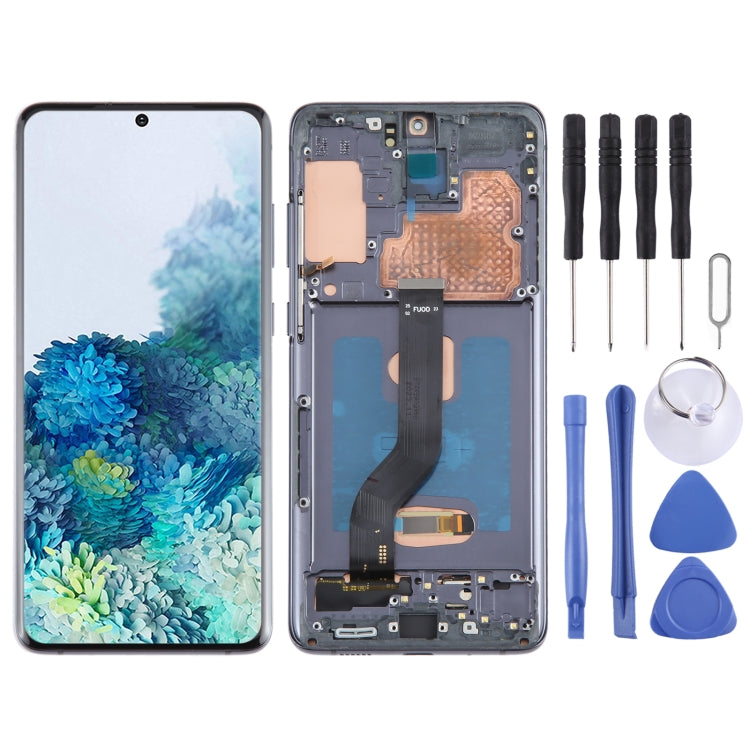 6.78 inch EU Version OLED LCD Screen Digitizer Full Assembly with Frame(Black), For Samsung Galaxy S23+ 5G SM-S916B, For Samsung Galaxy S22 Ultra 5G SM-S908B (EU Version), For Samsung Galaxy S21+ 5G SM-G996B, For Samsung Galaxy S20+ 4G/5G SM-G985/986  ... For Samsung Galaxy S20+ 4G 5G SM-G985 986