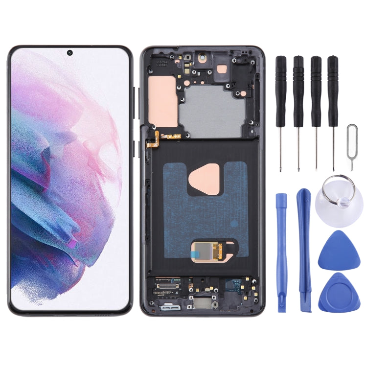 6.78 inch EU Version OLED LCD Screen Digitizer Full Assembly with Frame(Black), For Samsung Galaxy S23+ 5G SM-S916B, For Samsung Galaxy S22 Ultra 5G SM-S908B (EU Version), For Samsung Galaxy S21+ 5G SM-G996B, For Samsung Galaxy S20+ 4G/5G SM-G985/986  ... For Samsung Galaxy S21+ 5G SM-G996B