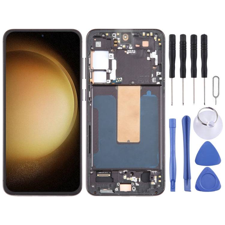 6.78 inch EU Version OLED LCD Screen Digitizer Full Assembly with Frame(Black), For Samsung Galaxy S23+ 5G SM-S916B, For Samsung Galaxy S22 Ultra 5G SM-S908B (EU Version), For Samsung Galaxy S21+ 5G SM-G996B, For Samsung Galaxy S20+ 4G/5G SM-G985/986  ... For Samsung Galaxy S23+ 5G SM-S916B