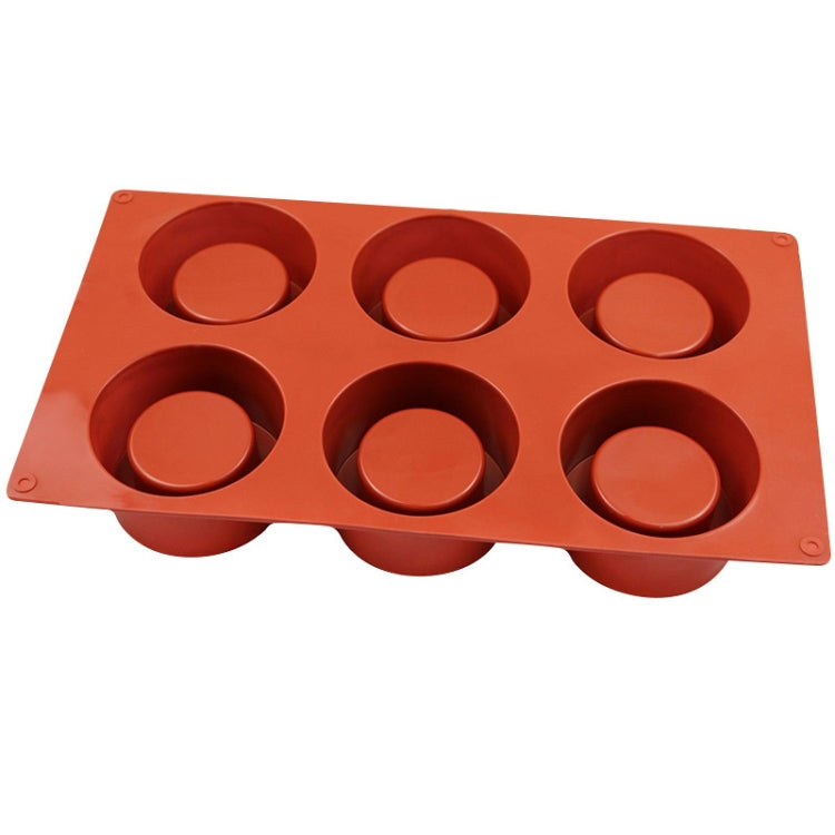 6 Cups Muffin Cake Cup Mold Baking Mold, 6 Cups