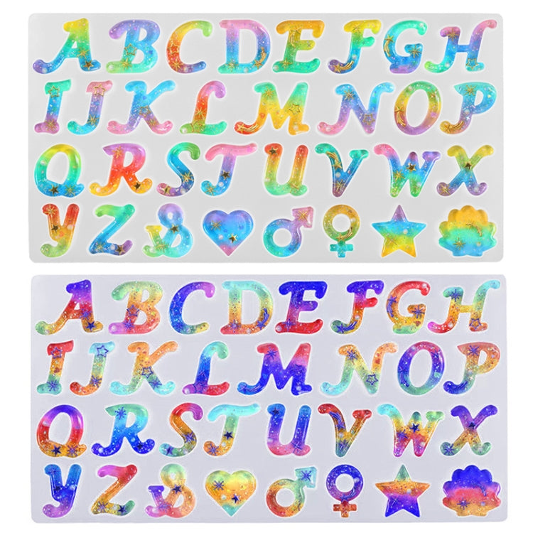 DIY Crystal Resin Epoxy Keychain Silicone Mirror Mold