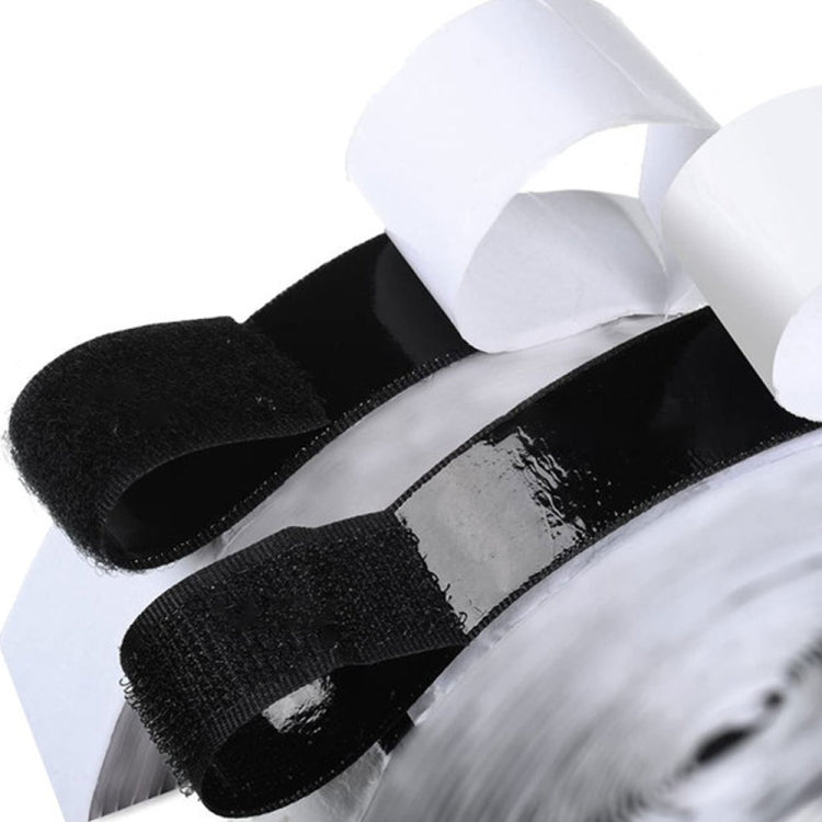 2.5cm Nylon Garment Textile Accessories With Double Sided Adhesive Hook and Loop Fastener, Length: 5m, 2.5cm Wide