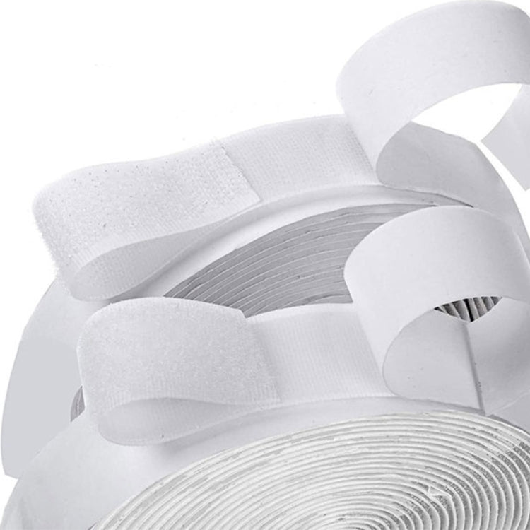 2.5cm Nylon Garment Textile Accessories With Double Sided Adhesive Hook and Loop Fastener, Length: 5m, 2.5cm Wide